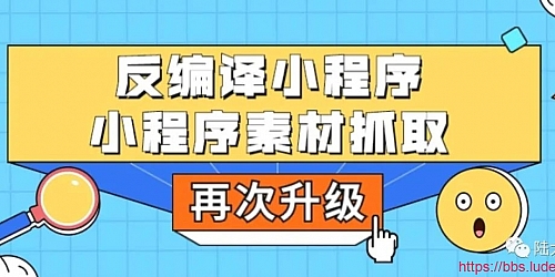 【更新5.0】反编译微信小程序分包工具之抓取小程序图片素材详细教程-大师原创